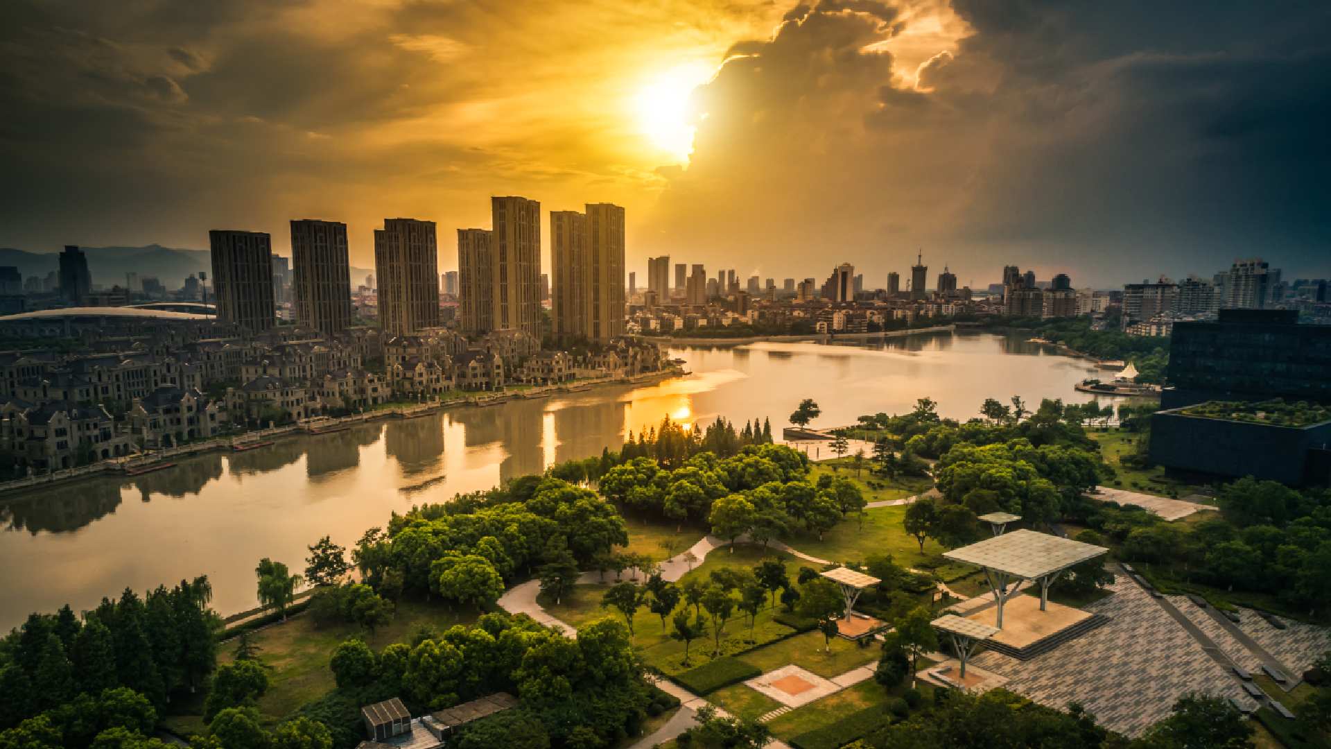 city-sunset